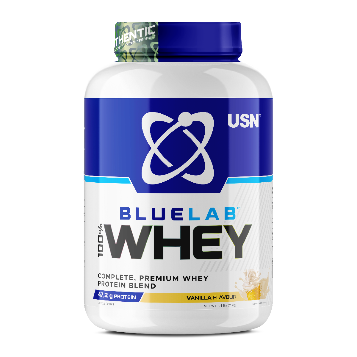 BLUELAB 100% WHEY PROTEIN Vainilla 2kg