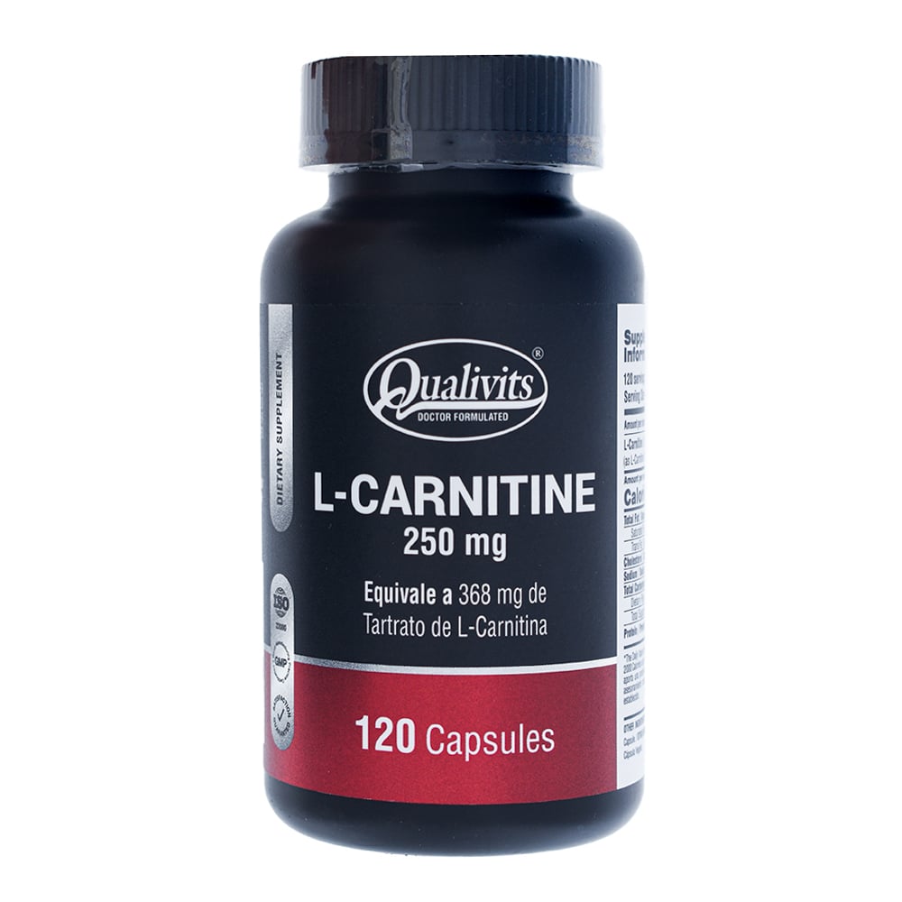 QUALIVITS L-Carnitine 250 mg 60 Caps.
