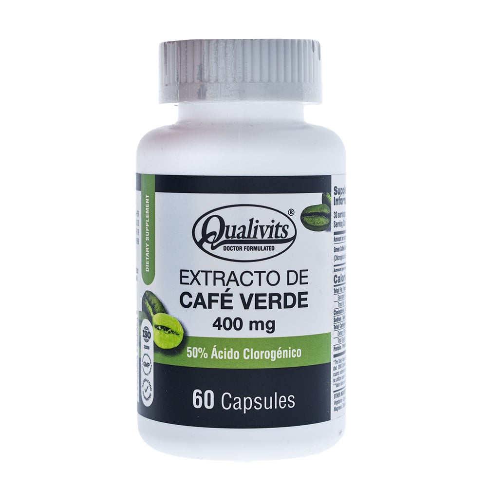 QUALIVITS Café Verde 400 Mg 60 caps