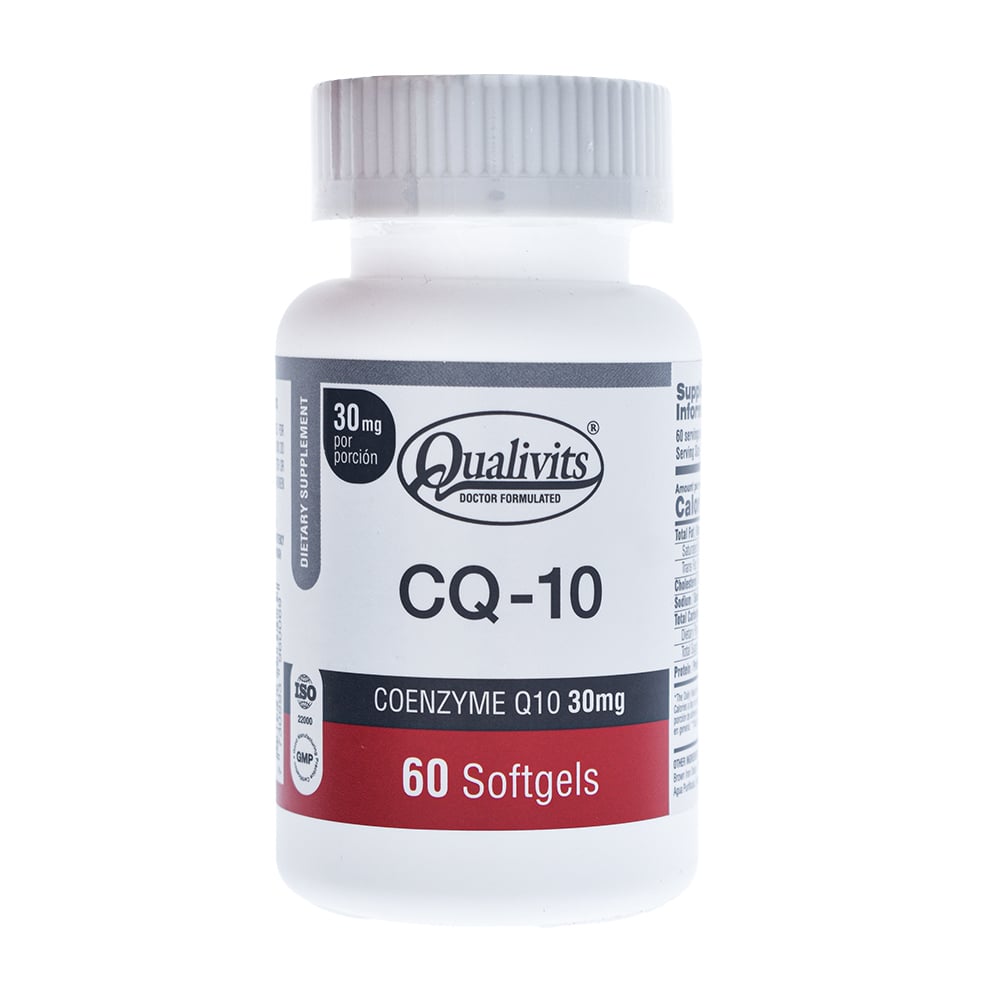 QUALIVITS Coenzima Cq10 30 Mg 60 Soft.