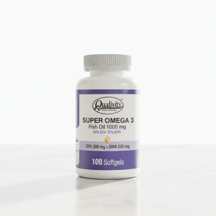 QUALIVITS Super Omega 3 100 Soft.
