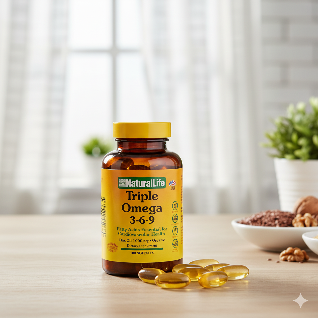 NATURAL LIFE Triple Omega 3,6,9 100 caps
