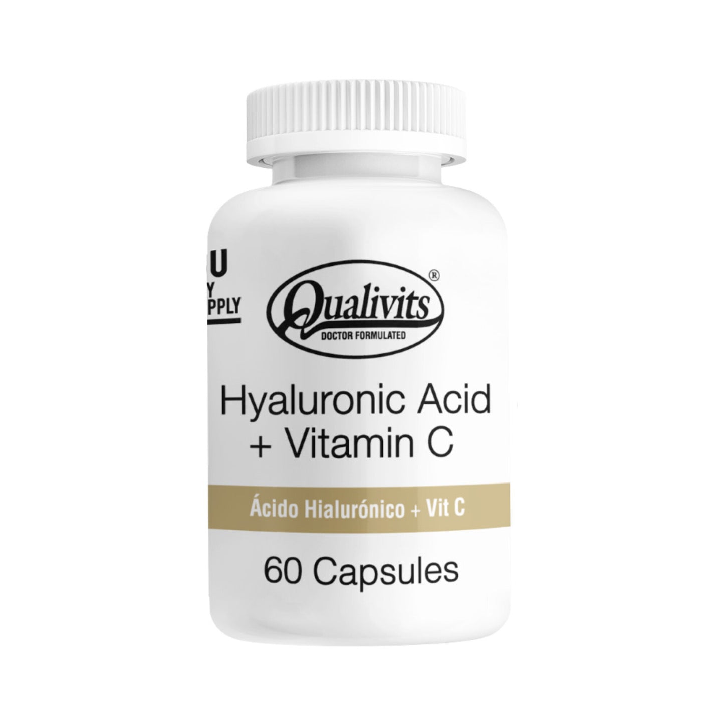 QUALIVITS Hyaluronic Acid + Vitamin C 60 caps