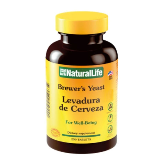NATURAL LIFE Levadura De Cerveza 250 caps