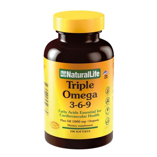 NATURAL LIFE Triple Omega 3,6,9 100 caps