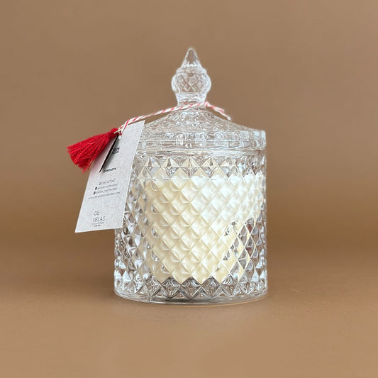Vela Aromática 100% Natural - Caramelera deluxe transparente - L / Citrus
