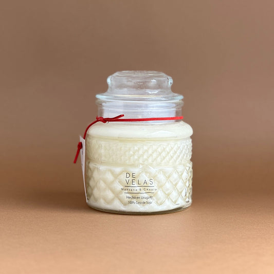 Vela Aromática 100% Natural - Caramelera craquelada xl / Vainilla
