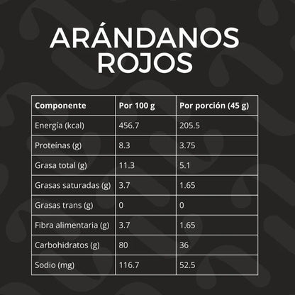 Barra de cereal / Arandanos rojos x16