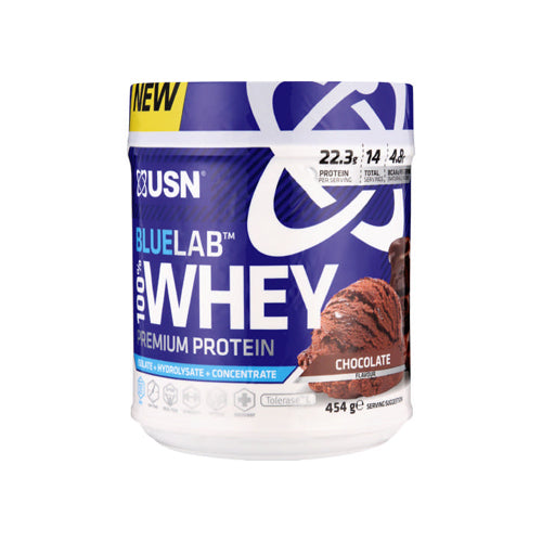 BLUELAB 100% WHEY PROTEIN Chocolate 454g