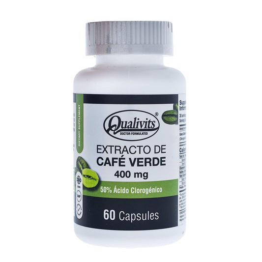 QUALIVITS Café Verde 400 Mg 60 caps