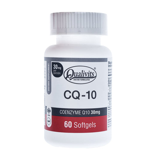 QUALIVITS Coenzima Cq10 30 Mg 60 Soft.