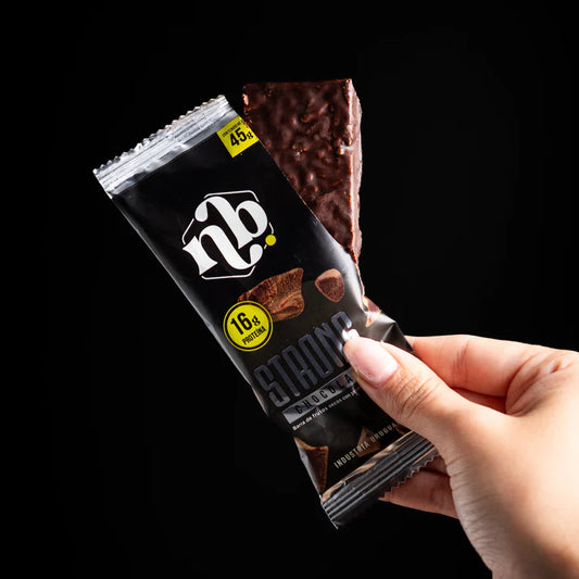 Barra proteina STRONG / Chocolate negro x12