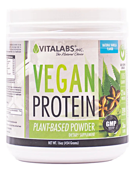 VITALABS VEGAN WHEY PRO VAINILLA 1LB