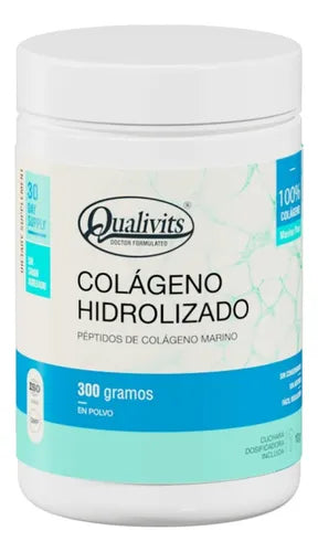 QUALIVITS Colágeno Hydrolizado En Polvo 300 Grs