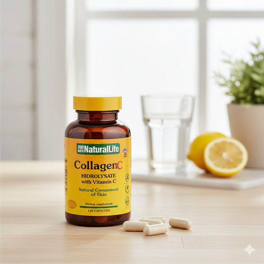 NATURAL LIFE Collagen + Vit. C 120 caps