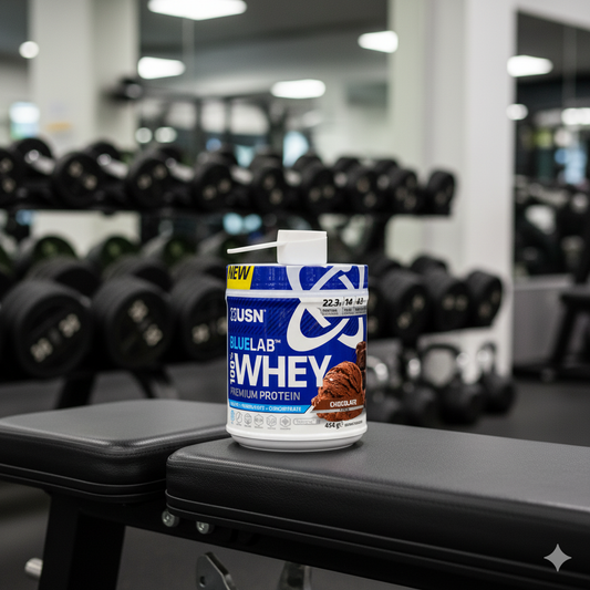 BLUELAB 100% WHEY PROTEIN Chocolate 454g