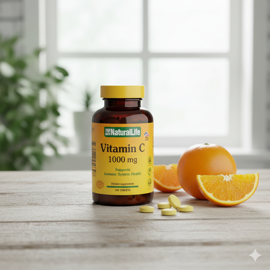 NATURAL LIFE Vitamina C - 1000 mg 100 caps