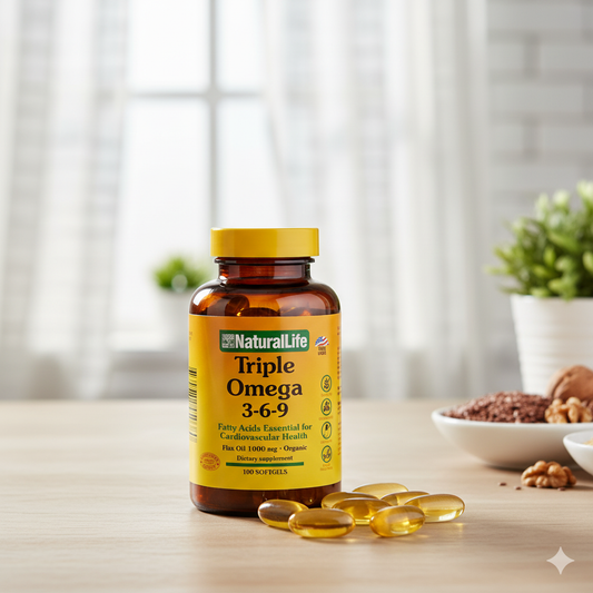 NATURAL LIFE Triple Omega 3,6,9 100 caps