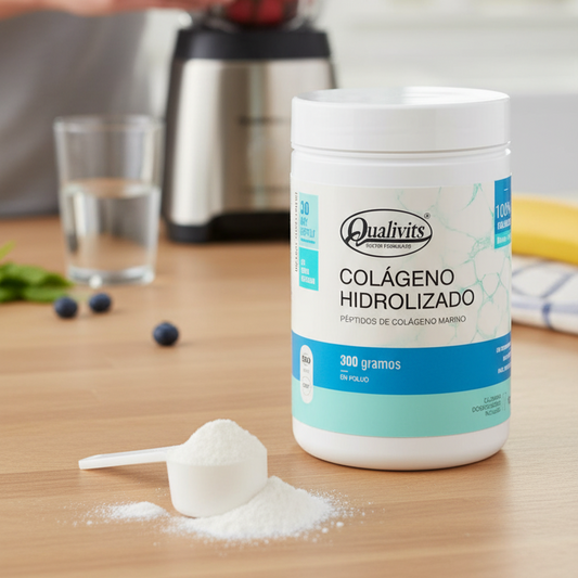 QUALIVITS Colágeno Hydrolizado En Polvo 300 Grs
