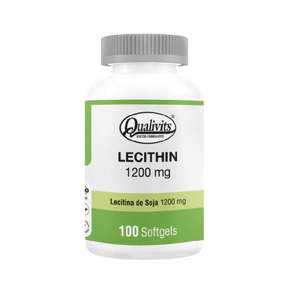 QUALIVITS Lecithin 1200 mg 100 Soft.