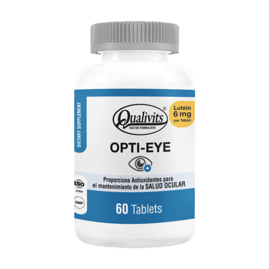 QUALIVITS OPTI EYE WITH LUTEIN 60 Tabs.