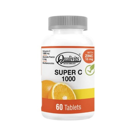 QUALIVITS Super C 1000 mg + Zinc